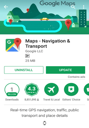 Google Maps app app