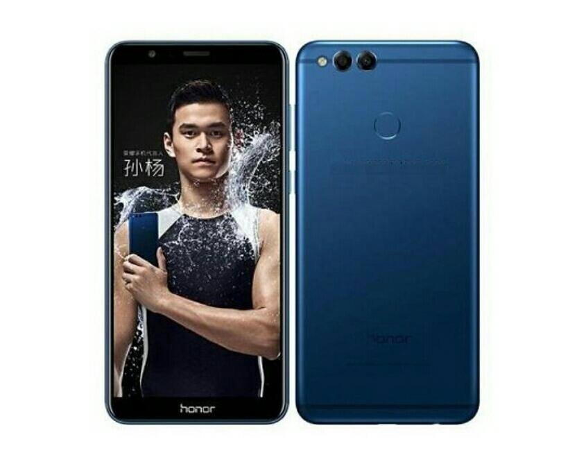 Honor 7X blue smartphone