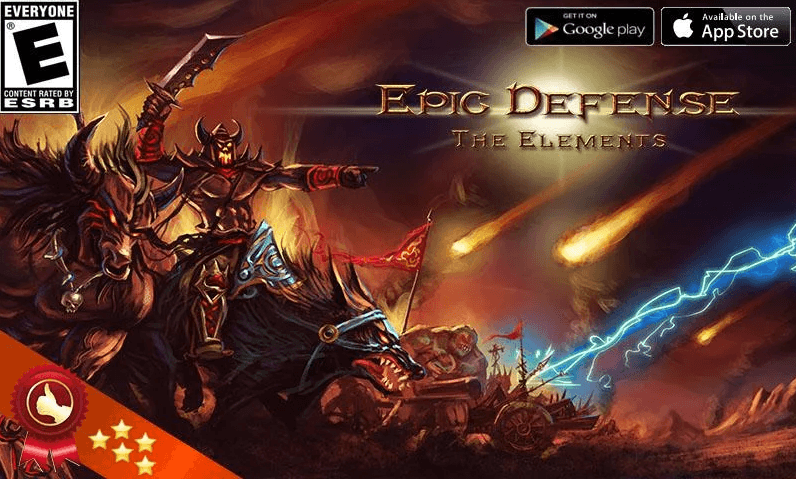 Epic Defense – the Elements app