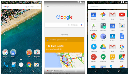 Google Now Launcher app