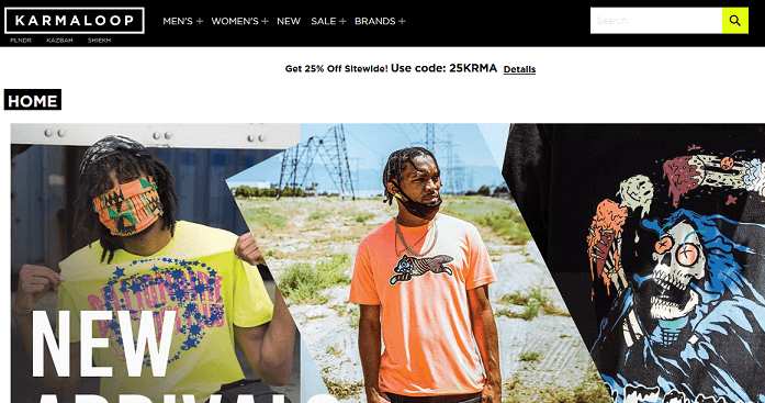 Karmaloop website