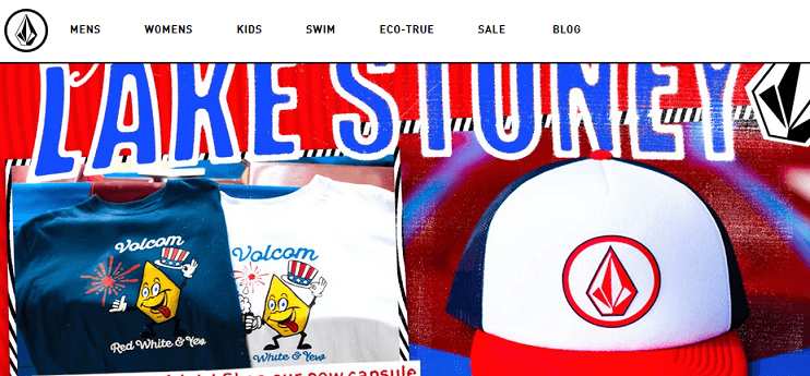 Volcom website