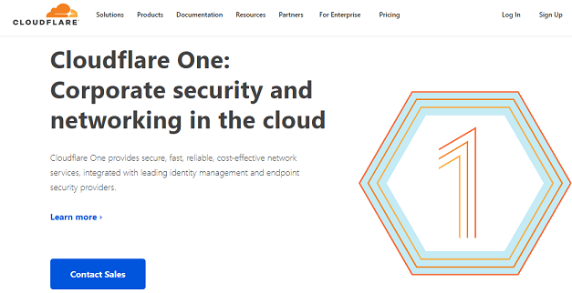 Cloudflare website