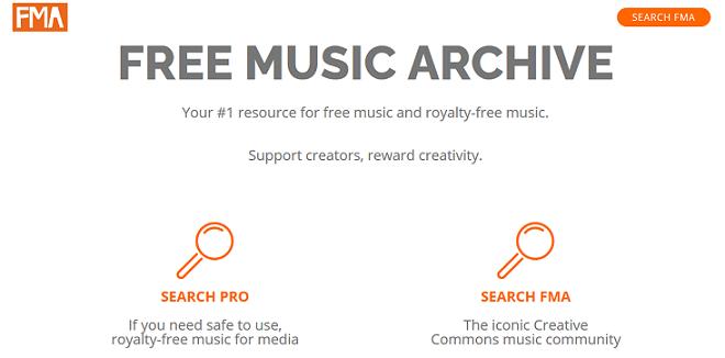 Free Music Archive website