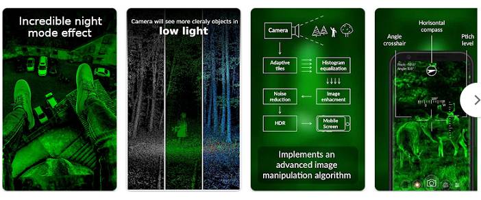 Color Night Vision Camera app